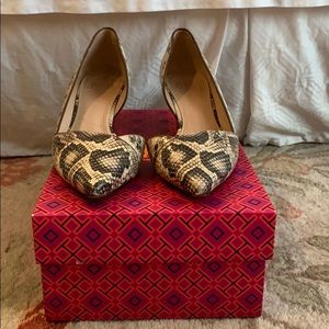 Tory Burch Mila wedge | snake print